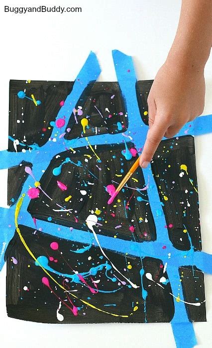 New artist in the business.me. Inspirational Splatter Paint Art Project for Kids - Buggy ...