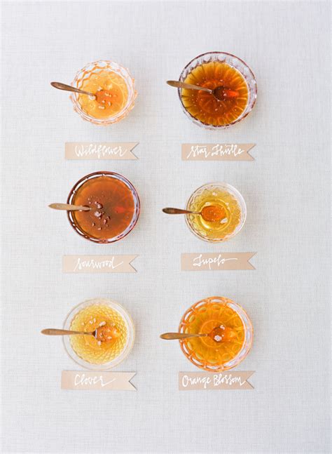 Southern Wedding Honey Tasting Ideas