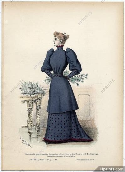 Lart Et La Mode 1891 N°48 Complete Magazine With Colored