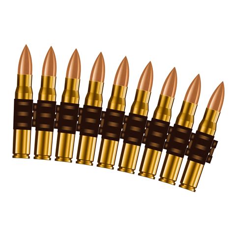 Transparent Background Bullet Belt Png Douroubi