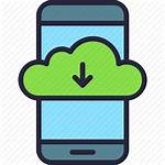 Mobile Icon Phone App Cloud Storage Hack