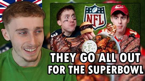 Brit Reacting To Brits Try Real Super Bowl Snacks For The First Time