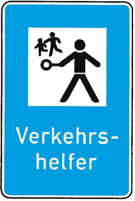 Ein blaues, rundes schild mit einem fahrrad als symbol (artikelbild) kennzeichnet sonderwege für radfahrer. Verkehrserziehung: Verkehrsschilder für Fußgänger