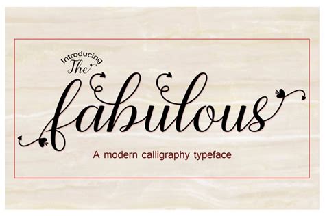 The Fabulous 576346 Calligraphy Font Bundles