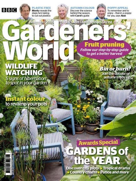 BBC Gardeners World Magazine November Buy Back Issues