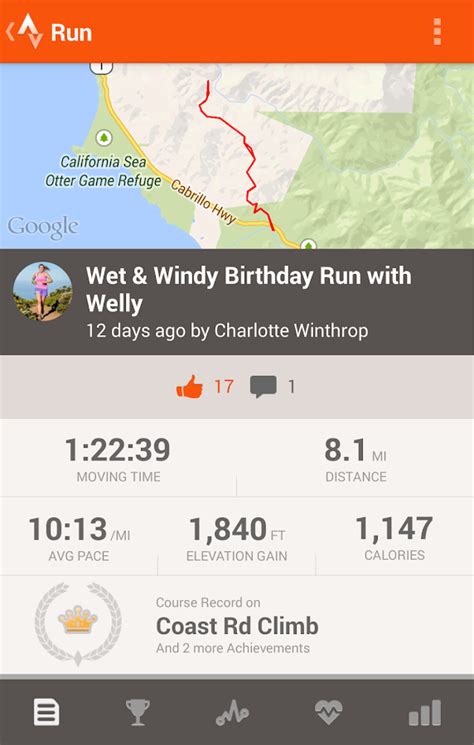 Strava segments are lots of fun, there are those this is a great example of a local running business establishing a strava club, and then using a popular strava segment to set up a club challenge. Strava Running and Cycling GPS - Android Apps on Google Play
