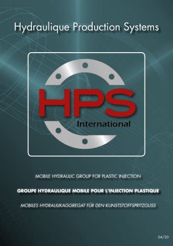 Tous Les Catalogues Et Fiches Techniques PDF HPS International
