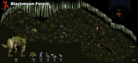 Xenogears Blackmoon Forest Map By Vgcartography On Deviantart