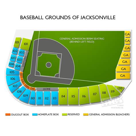 Jacksonville Baseball Stadium Seating Chart Stadium Seating Chart