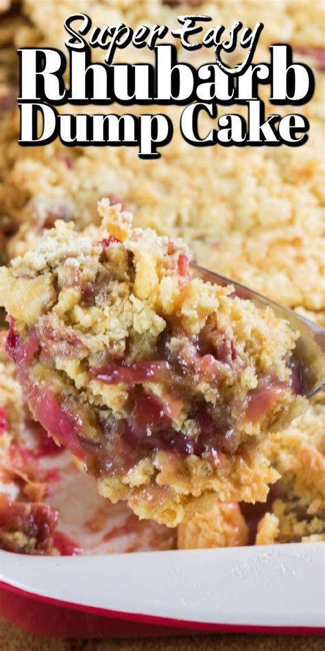 Super Easy Rhubarb Dump Cake Artofit