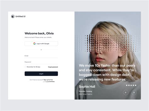 Sign Up Page — Untitled Ui By Jordan Hughes On Dribbble