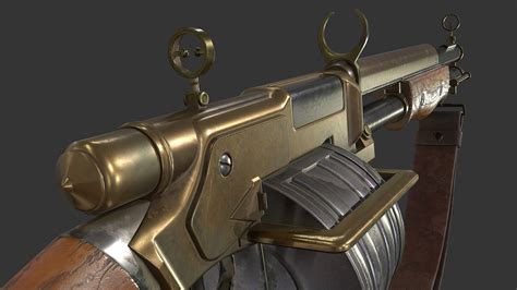 Oleksander Fedotov Steampunk Rifle