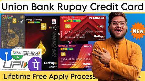 Union Bank Rupay Credit Card For All Upi Transaction Life Time Free Rupaye Credit Card