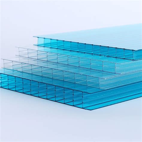 Blue Multiwall Polycarbonate Sheet Area Of Application Residential