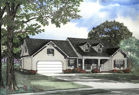 Southern Cape Cod Traditional House Plans Home Design Ndg 566 3414