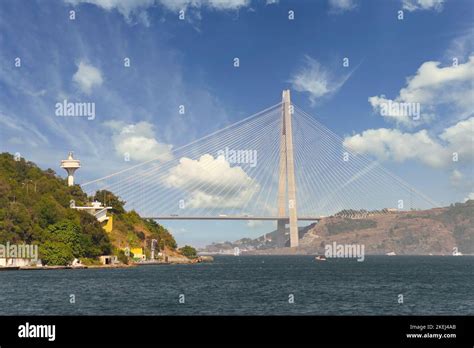Yavuz Sultan Selim Suspension Bridge Located Near The Black Sea