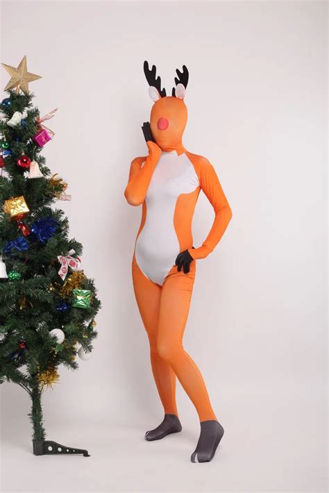 Adult Halloween Costumes Animal Cosplay Deer Sexy Women Zentai Full