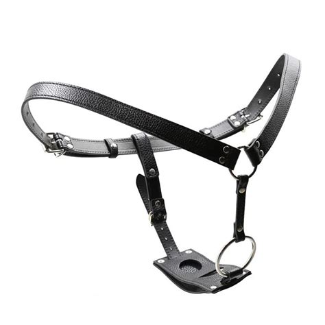 sex bondage pu leather double penetration strapon panties women waist harness crotch belt