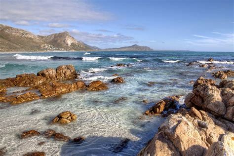 A View Of Witwatersounds Beach In Scarborough In South Africa With