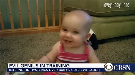 Watch This Adorable Babys Evil Laugh Youtube