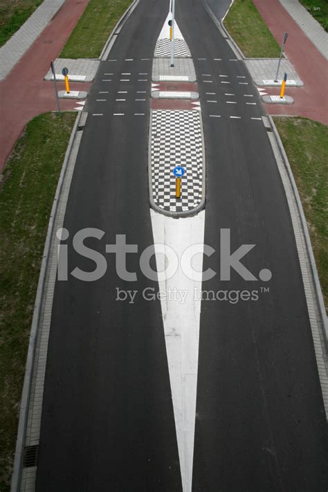 Road Intersection Stock Photo Royalty Free Freeimages