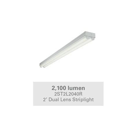 🔥metalux 2ft 2 Light Linear White Integrated Led Ceiling Strip Light