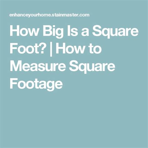 How big is 240 square feet. How Big Is a Square Foot? | How to Measure Square Footage ...
