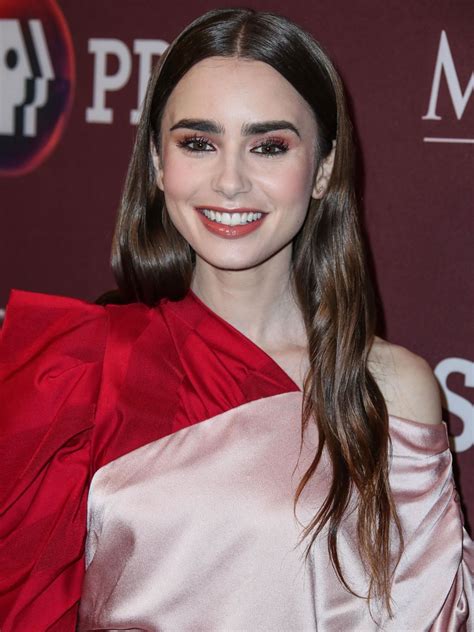 Lily Collins At Pbs Masterpiece Panel At 2019 Winter Tca Tour In