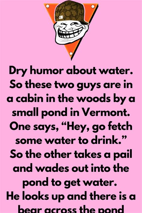 Dry Humor About Water Poster Diary