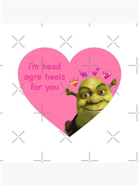 Shrek Valentine Poster For Sale By Dylanmui Redbubble