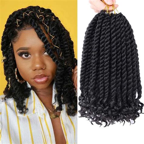 Buy 12 Inch Crochet Braids Senegalese Twist Crochet Hair For Black Women 6 Pack Havana Twist