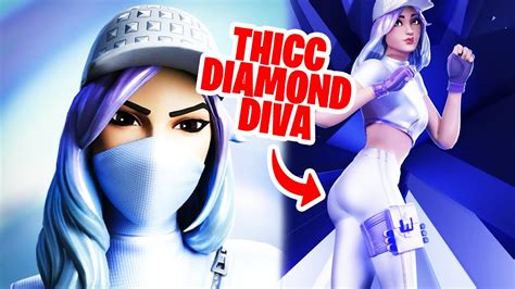 Fortnite Thicc Skin Showcase Diamond Diva Youtube