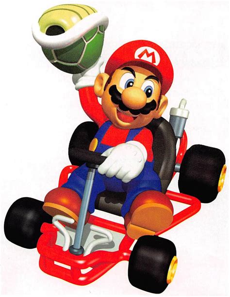Filemk64 Mario W Koopa Shell Super Mario Wiki The Mario