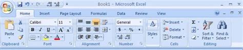 Fungsi Bar Menu Dalam Microsoft Excel 2007 2010 2016 Tutorial Excel