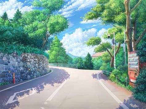 Anime Road 4k Ultra Hd Wallpaper By Promasicの猫头鹰