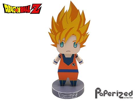 Simple Dragon Ball Z Papercraft Template Proyecto