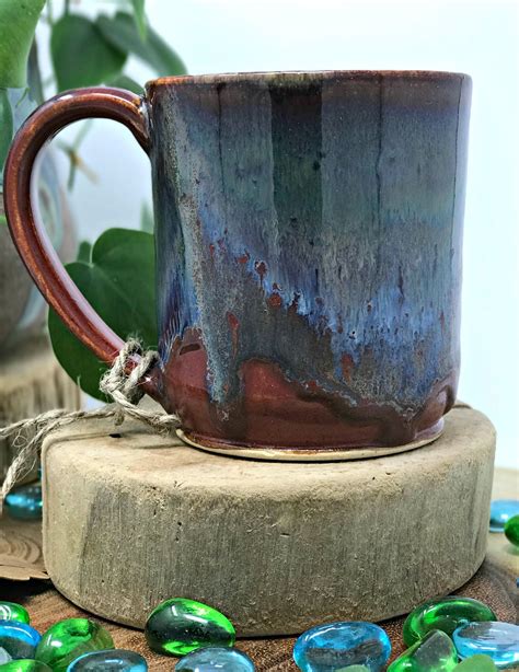 Oz Handmade Pottery Mug Clay Mug Stoneware Mug Handmade Mug