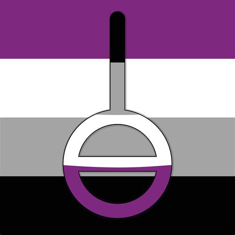 Asexual Or Asexuality Sex Orientation Gender Symbol In Asexual Flag