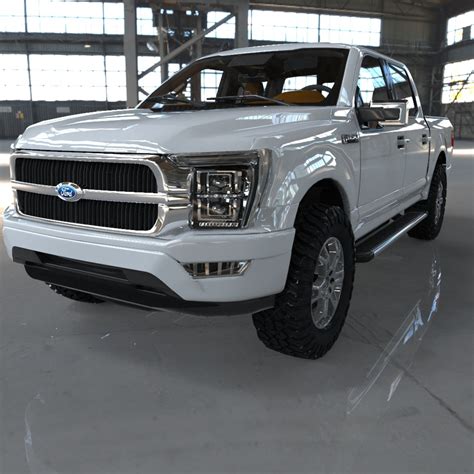 Large pickup / crew cab pickup. Ford F150 2021 | CGTrader