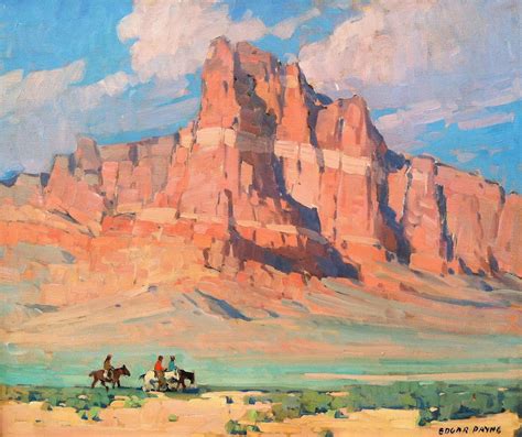 Edgar Payne Arizona Mesa Oil On Canvas 25 X 30 Southwest Art