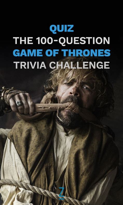 Quiz Only A Game Of Thrones Superfan Can Ace This Ultimate Challenge