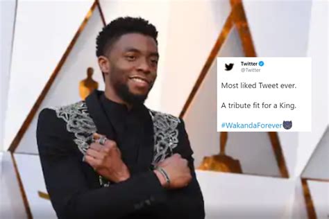 Chadwick Bosemans Death Announcement Tweet Has Become Twitters Most Liked Ever