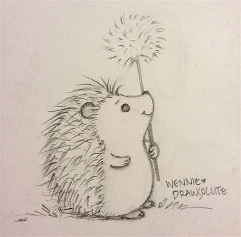 40 easy illustrated animal sketch drawing ideas. Cute Little Hedgehog - Draw So Cute | Cute drawings ...