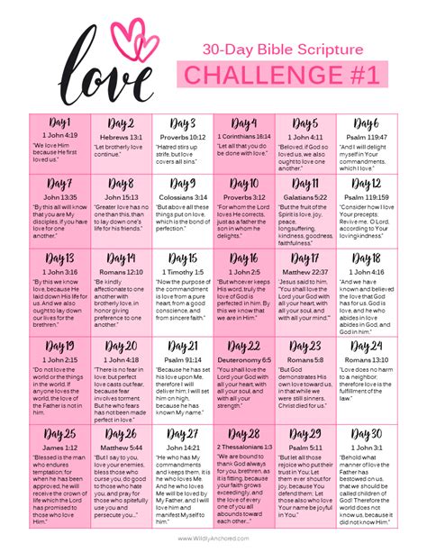 Love God And Love People Free 30 Day Love Challenge Wildly Anchored