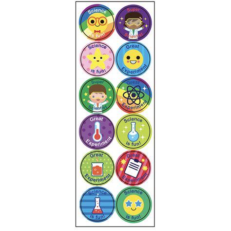 E1876899 Science Stickers Spa4schools