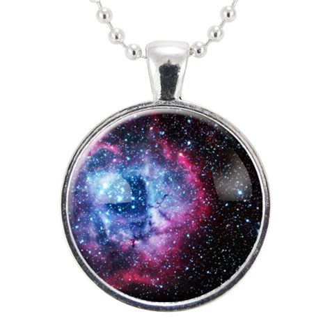 Rosette Nebula Necklace Christmas Gift Galaxy Jewelry Etsy