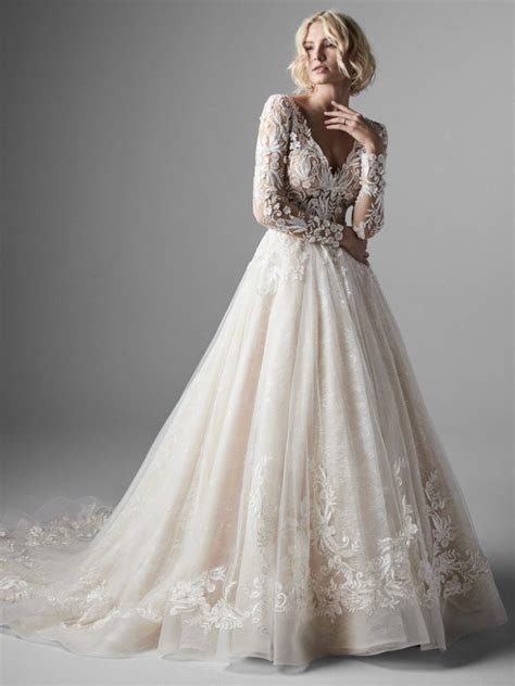 Https://tommynaija.com/wedding/ball Gown Long Sleeve Lace Wedding Dress