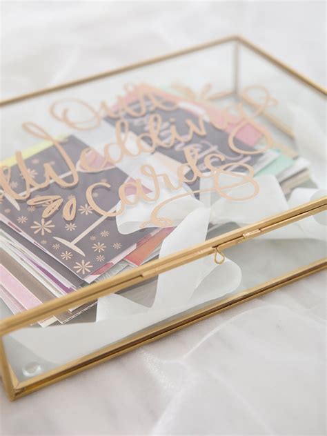 Create personalised wedding invitations, save the date cards, place cards, thank you cards and more with our range of wedding stationery. This DIY Wedding Card Box Is SO Stunning, You NEED To Make It!