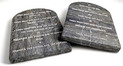 Stone Tablets With Ten Commandments Stock Photo Download Image Now