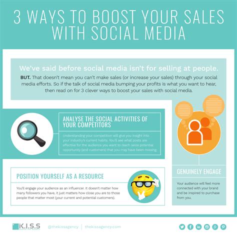 3 Ways To Boost Your Sales With Social Media The Kiss Marketing Agency